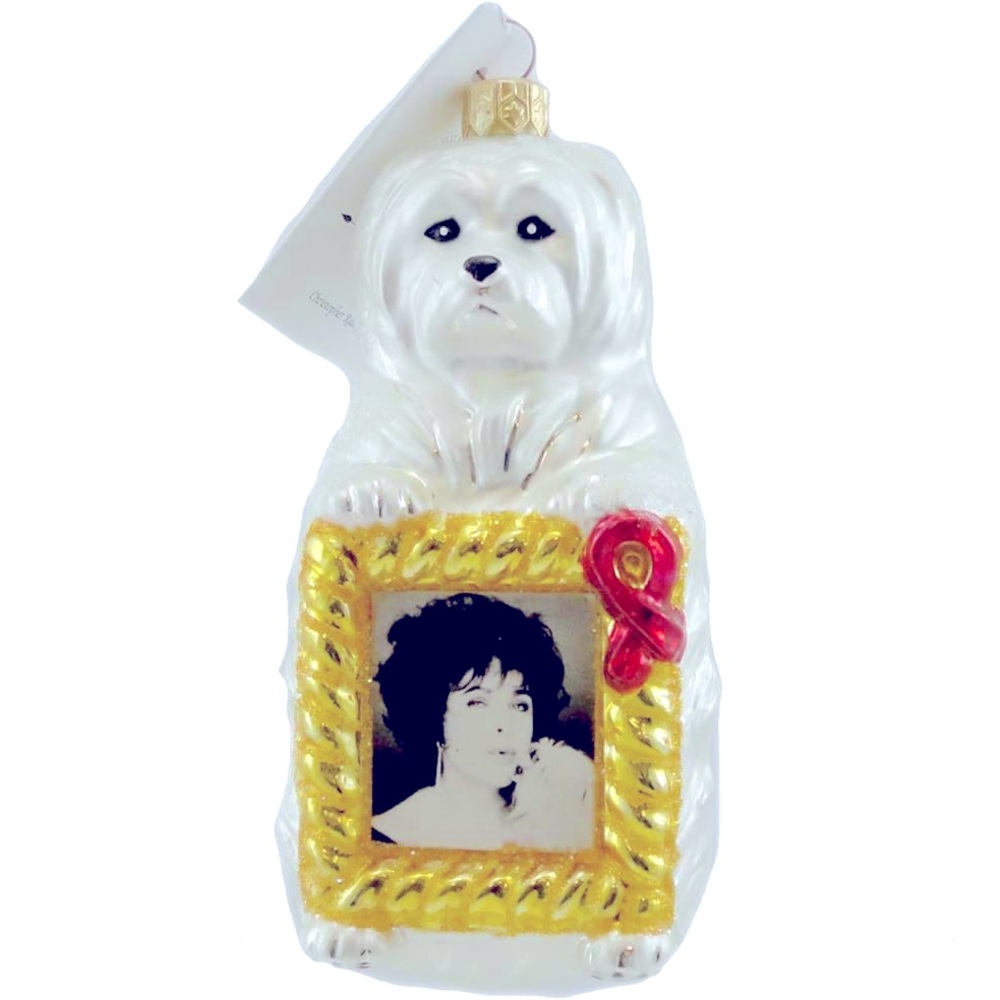 Elizabeth Taylor AIDS charity Radko ornament